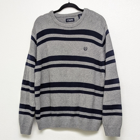 Champs Men's Stripe Crewneck Sweater - Picture 2 of 2